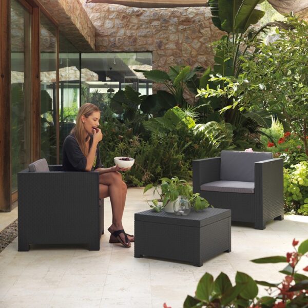 SET DIVA TETE A TETE GRAFITO SP BERNER