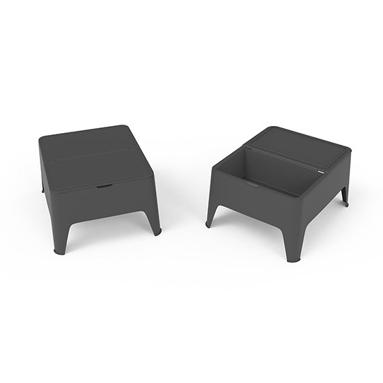 Mesa auxiliar Alaska - Antracita 255768